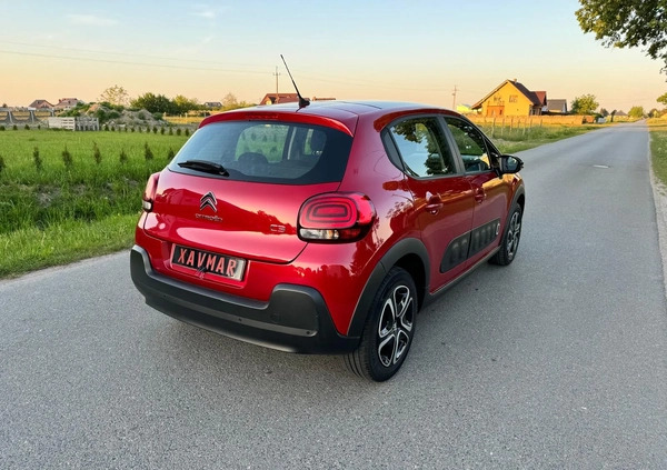 Citroen C3 cena 45999 przebieg: 18500, rok produkcji 2019 z Ryki małe 436